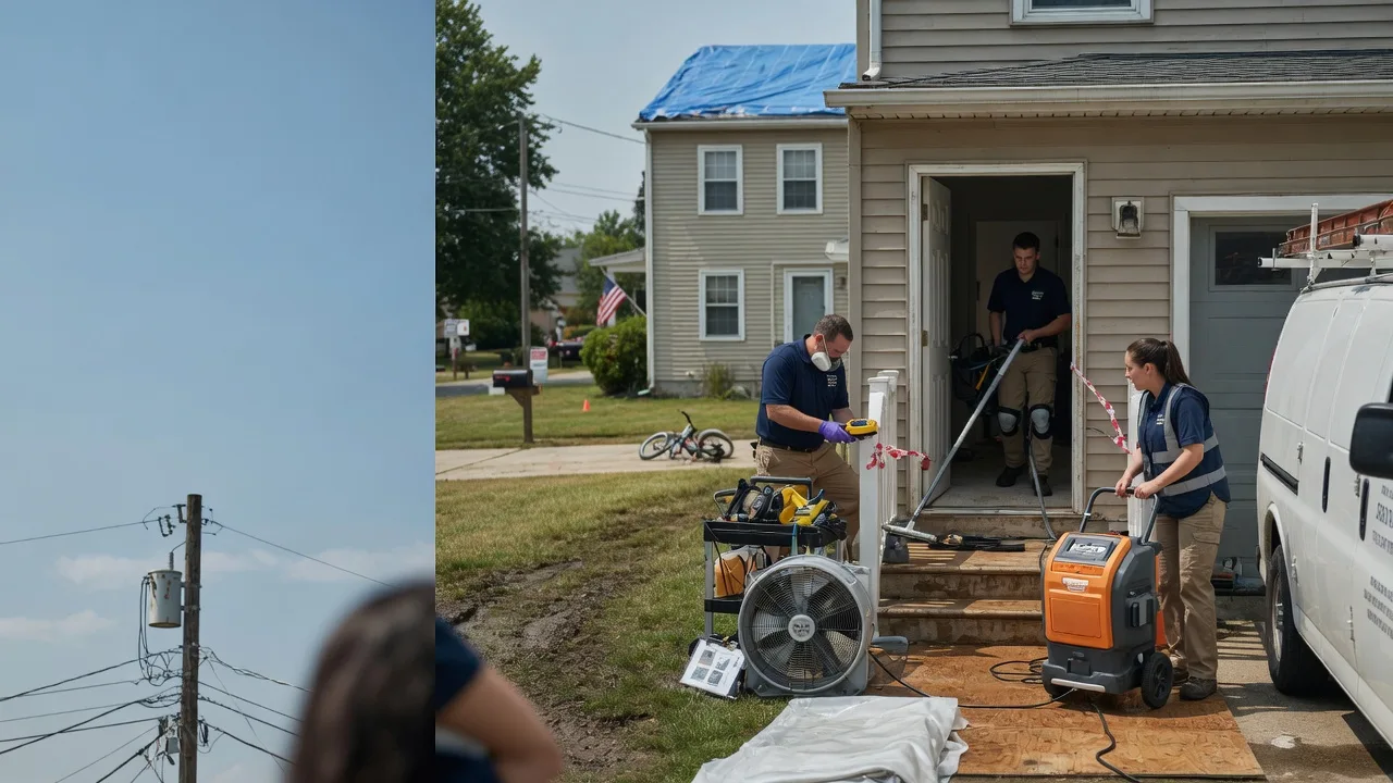 Water Damage Repair in New Town, ND near me